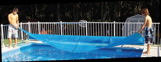 Solar Reel Blanket Cover for Swimming Pools up to 20' Wide 